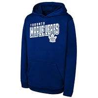 Youth  Blue Toronto Maple Leafs Cyber Punk Performance Hoodie