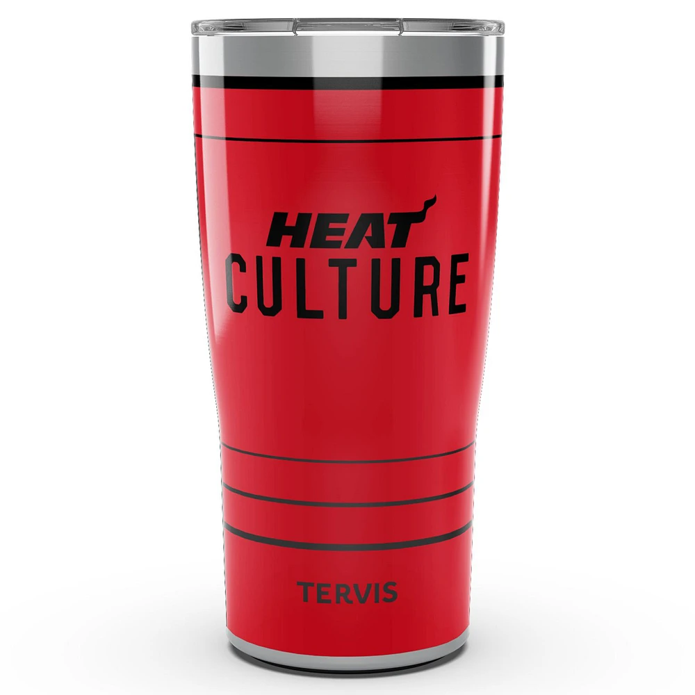 Tervis Miami Heat 2024/25 City Edition 20oz. Stainless Steel Tumbler