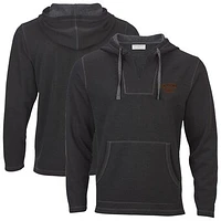 Women's Boxercraft Black Oklahoma State Cowboys Baja Fleece V-Neck Pullover Hoodie