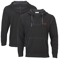 Women's Boxercraft Black Oregon State Beavers Baja Fleece V-Neck Pullover Hoodie