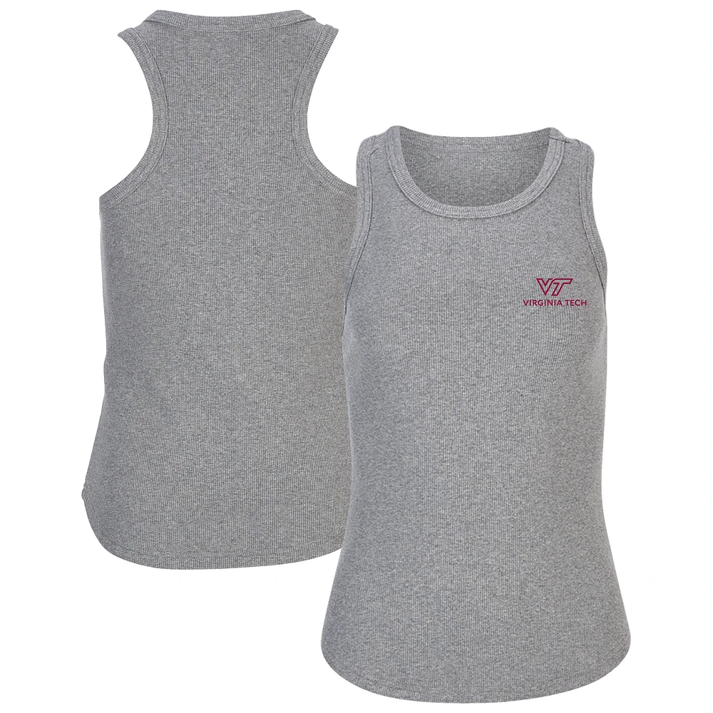 Women's Gray Virginia Tech Hokies Adrienne Tank Top