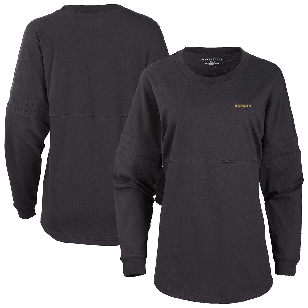 Women's Black UCF Knights Pom Long Sleeve Jersey