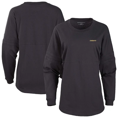 Women's Black UCF Knights Pom Long Sleeve Jersey