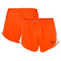 Women's Boxercraft  Orange Oklahoma State Cowboys Essential Lined Athletic Shorts