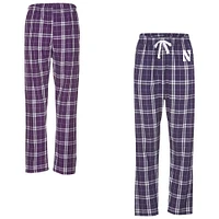 Women's Boxercraft Northwestern Wildcats Haley Flannel Pants