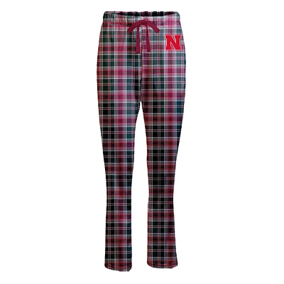 Women's Boxercraft  Scarlet Nebraska Huskers Haley Flannel Pants