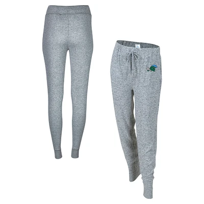 Women's Boxercraft Gray Tulane Green Wave Cuddle Tri-Blend Jogger Pants