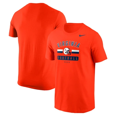 Men's Nike  Orange Virginia Cavaliers 2024 Football Fan T-Shirt