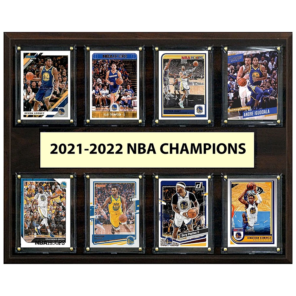 Golden State Warriors 12" x 15" Trading Card Plaque