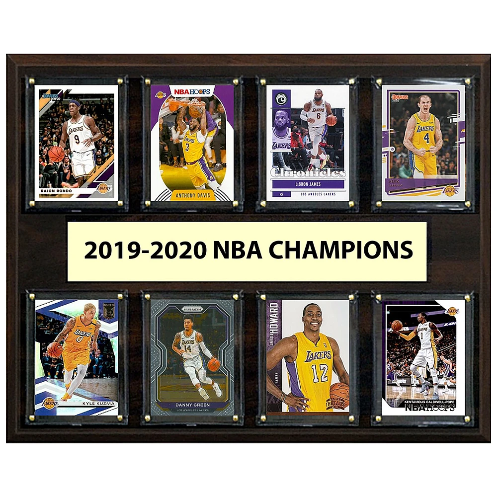 Los Angeles Lakers 12" x 15" Trading Card Plaque