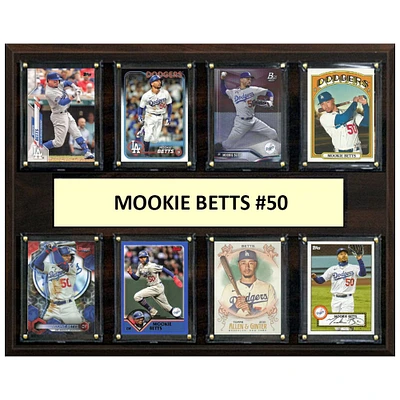Mookie Betts Los Angeles Dodgers 12" x 15" Trading Card Plaque