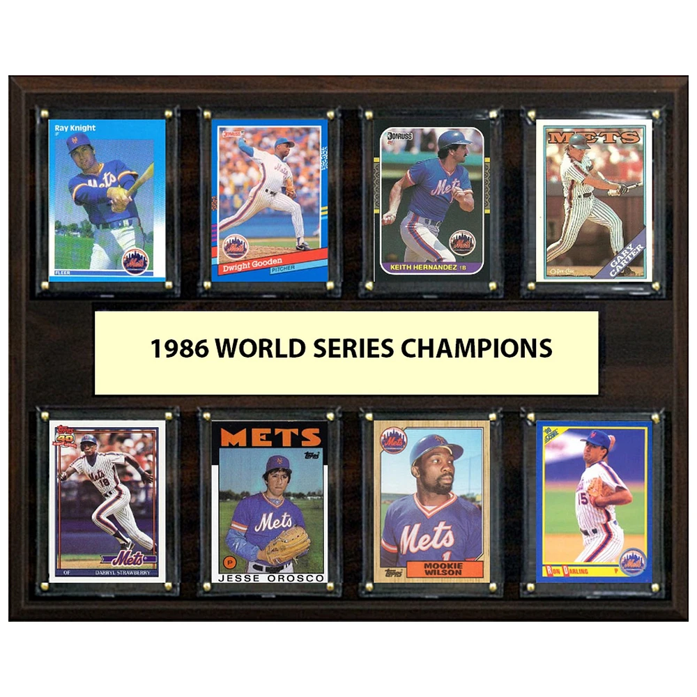 New York Mets 12" x 15" Trading Card Plaque
