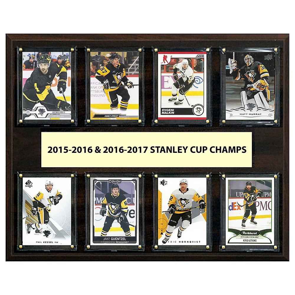 Pittsburgh Penguins 12" x 15" Trading Card Plaque