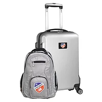 MOJO Silver FC Cincinnati Deluxe 2-Piece Backpack & Carry-On Set