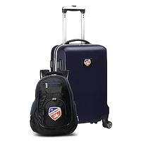 MOJO Navy FC Cincinnati Deluxe 2-Piece Backpack & Carry-On Set