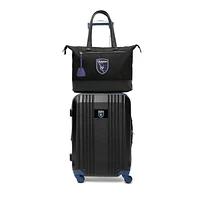 MOJO San Jose Earthquakes Two-Piece Laptop Tote Bag & Carry-On Luggage Set