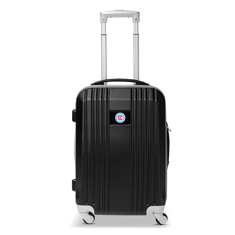 MOJO Chicago Fire Hardcase Carry On Two-Toned Spinner Luggage