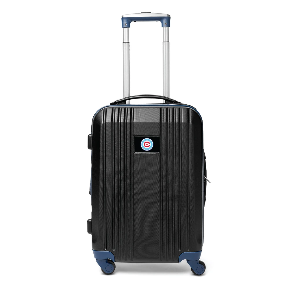 MOJO Chicago Fire Hardcase Carry On Two-Toned Spinner Luggage