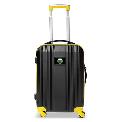 MOJO Portland Timbers Hardcase Carry On Two-Toned Spinner Luggage