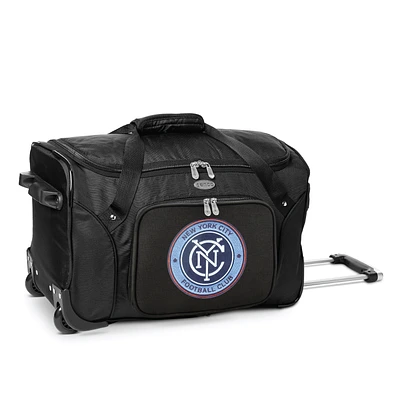 MOJO New York City FC Wheeled Carry-On Duffle Bag