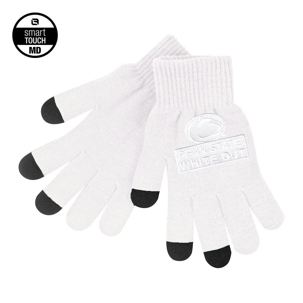 Penn State Nittany Lions White Out iText Gloves