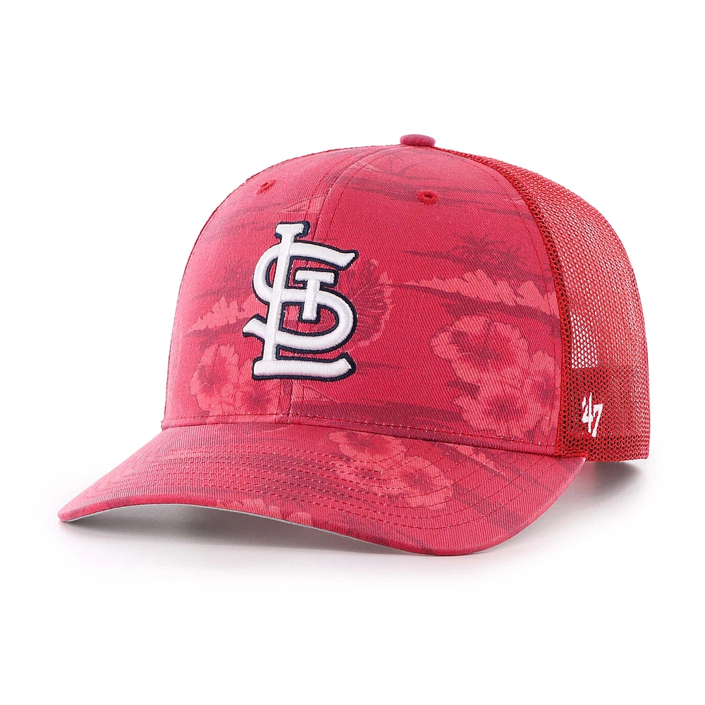 Men's '47 Red St. Louis Cardinals Fiji Trucker Adjustable Hat