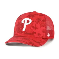 Men's '47 Red Philadelphia Phillies Fiji Trucker Adjustable Hat