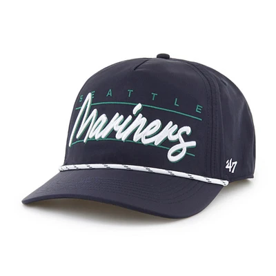 Men's '47  Navy Seattle Mariners Condor Hitch Adjustable Hat