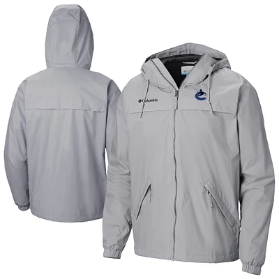 Men's Columbia  Gray Vancouver Canucks Oroville Creek Lined Full-Zip Jacket