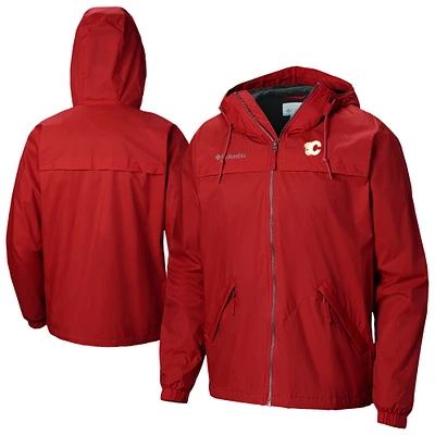 Men's Columbia  Red Calgary Flames Oroville Creek Lined Full-Zip Jacket