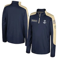 Youth Colosseum  Navy Midshipmen OHT Military Appreciation Cyclone Quarter-Zip Windshirt