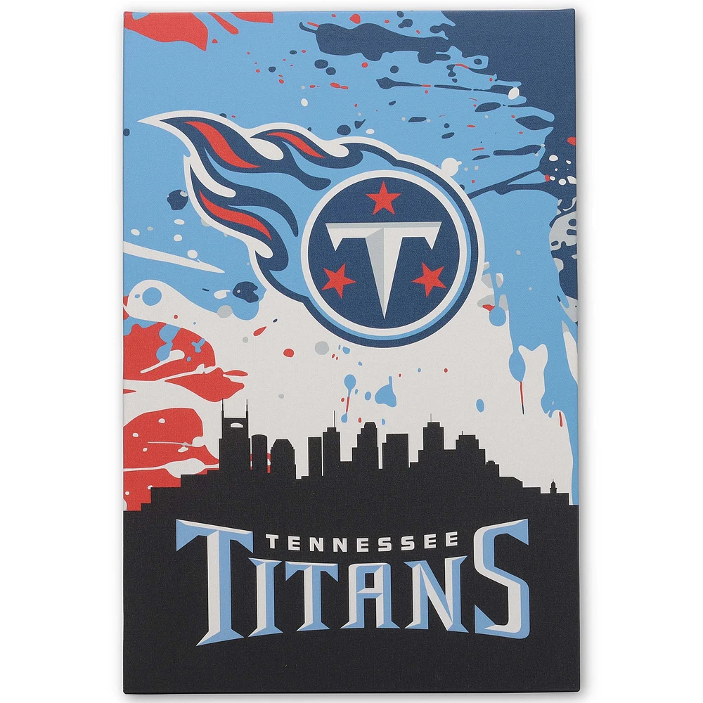 Tennessee Titans 15" x 23" City Skyline Canvas Wall Art