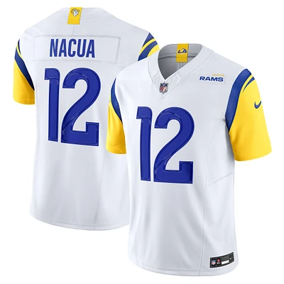 Men's Nike Puka Nacua White Los Angeles Rams Vapor F.U.S.E. Limited Player Jersey