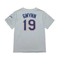 Men's Mitchell & Ness Tony Gwynn Gray San Diego Padres Cooperstown Collection Authentic Jersey