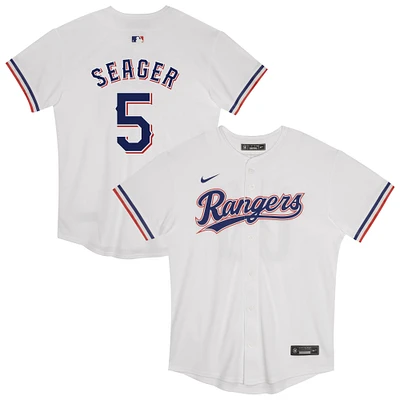 Preschool Nike Corey Seager White Texas Rangers  Game Jersey