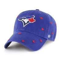 Women's '47 Royal Toronto Blue Jays Confetti Clean Up Adjustable Hat