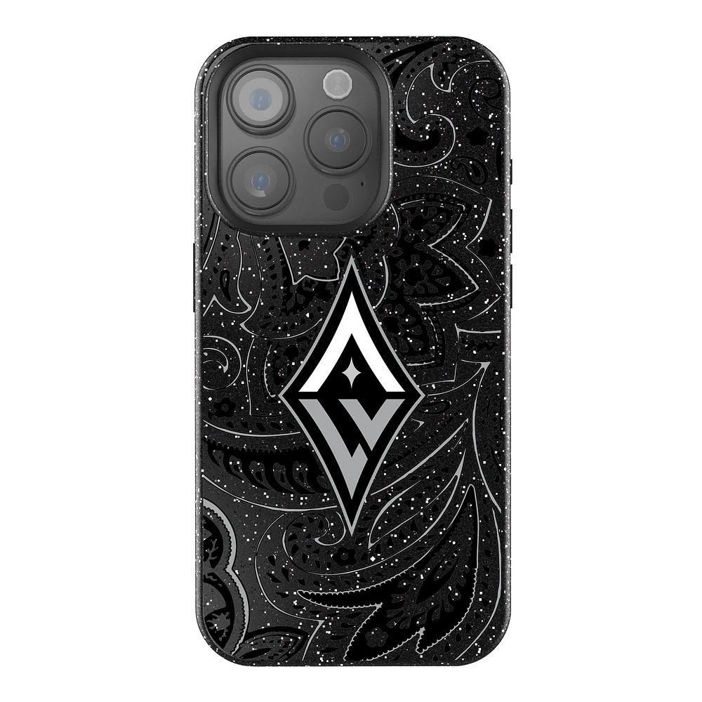 Keyscaper Las Vegas Aces Paisley Bling iPhone Case