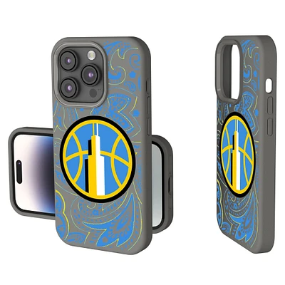 Chicago Sky Paisley iPhone Soft Touch Case