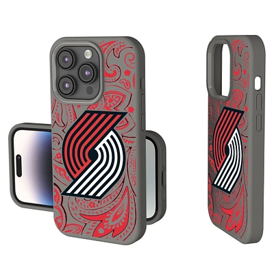 Portland Trail Blazers Paisley iPhone Soft Touch Case