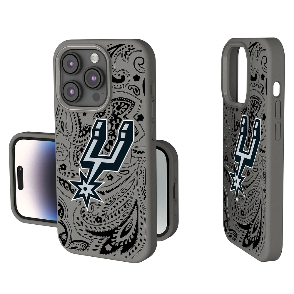 San Antonio Spurs Paisley iPhone Soft Touch Case