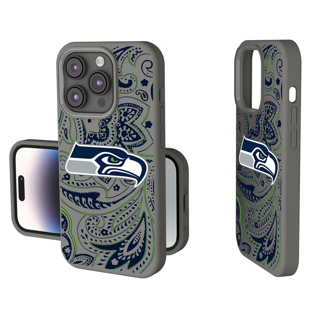 Seattle Seahawks Paisley iPhone Soft Touch Case