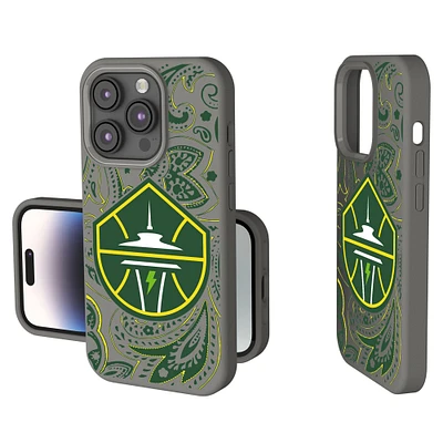 Seattle Storm Paisley iPhone Soft Touch Case