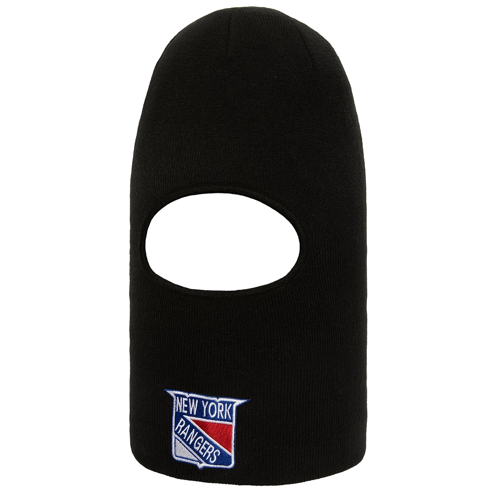 Men's Mitchell & Ness Black New York Rangers Tailgate Balaclava