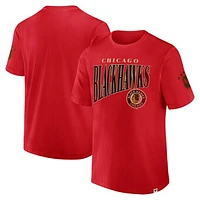 Men's Fanatics Red Chicago Blackhawks Decades Collection Made To Last T-Shirt