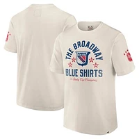 Men's Fanatics White New York Rangers Decades Collection Timeless T-Shirt