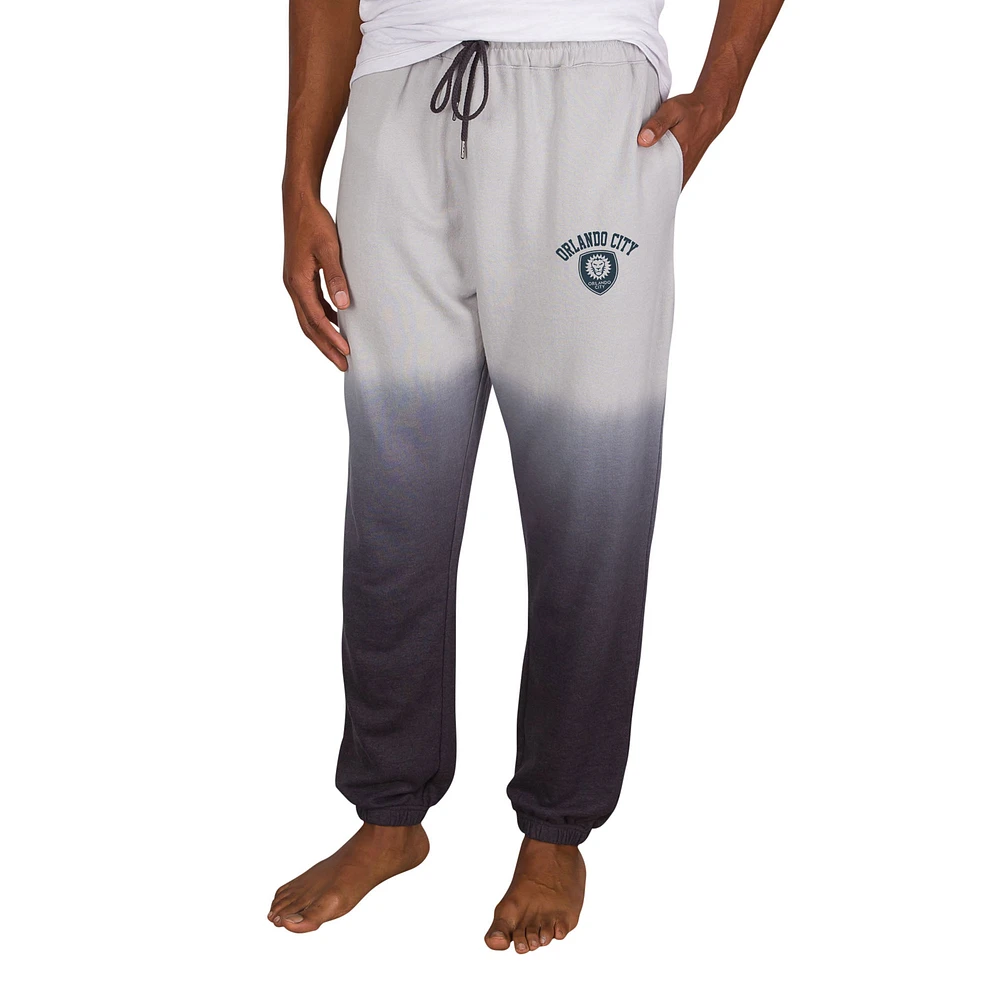 Men's Concepts Sport Gray/Charcoal Orlando City SC Dusk Dip Dye Pants