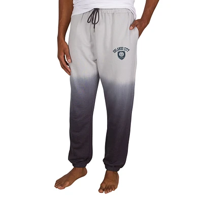 Men's Concepts Sport Gray/Charcoal  Orlando City SC Dusk Dip Dye Pants