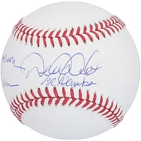 Derek Jeter & Reggie Jackson New York Yankees Autographed Baseball with "Mr. November" & "Mr. October" and Inscriptions