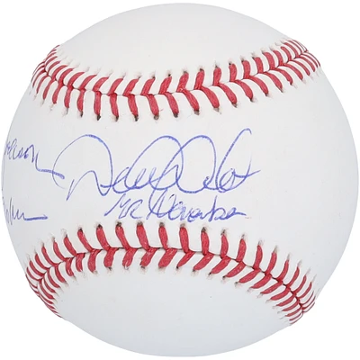 Derek Jeter & Reggie Jackson New York Yankees Autographed Baseball with "Mr. November" & "Mr. October" and Inscriptions