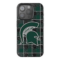 Keyscaper Michigan State Spartans Plaid Bling iPhone Case